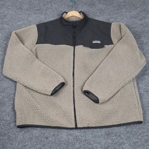 Columbia Rugged Ridge Sherpa Fleece Full Zip Jacket Mens 2XL